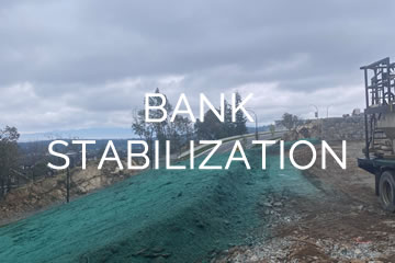 hydroseed bank stabilization