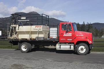 Hydroseed 18 vancouver island t120 hydroseeder