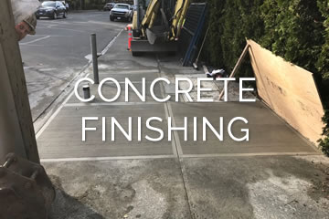 concrete finishing