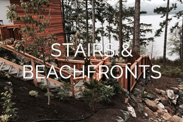 stairs and beachfronts